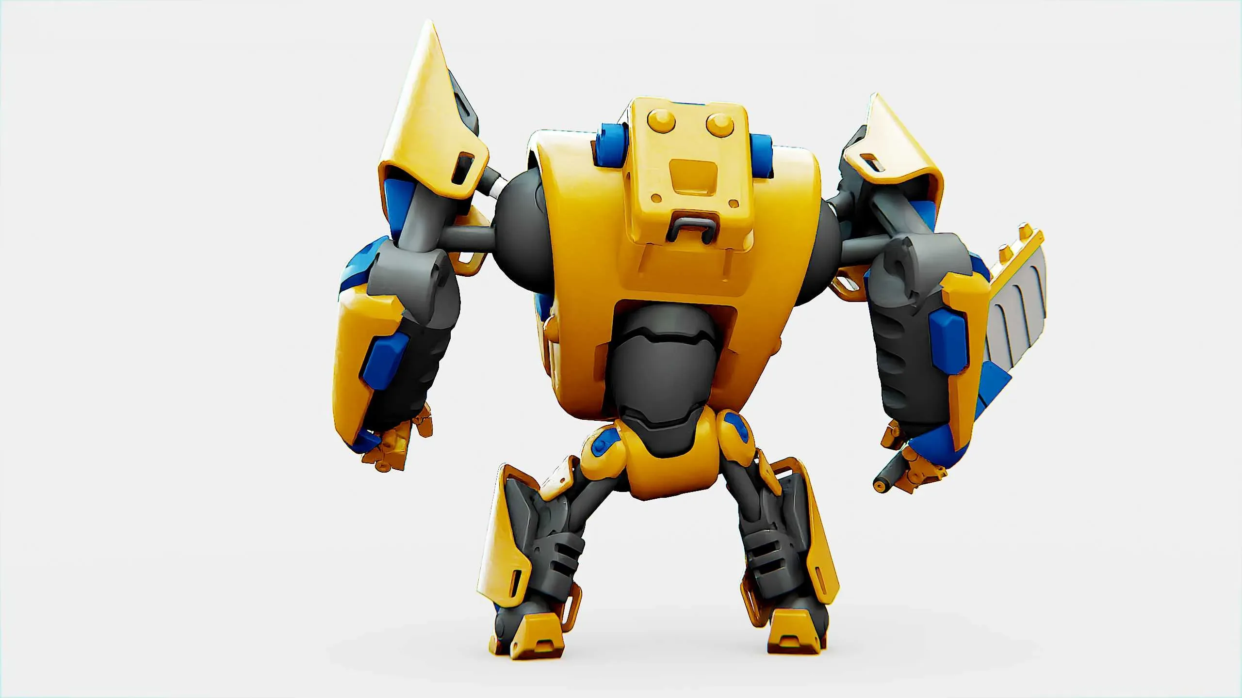 Battle Droid Phovosh Auto-Rig Pro Rigged For Mixamo, Unreal Engine Unity