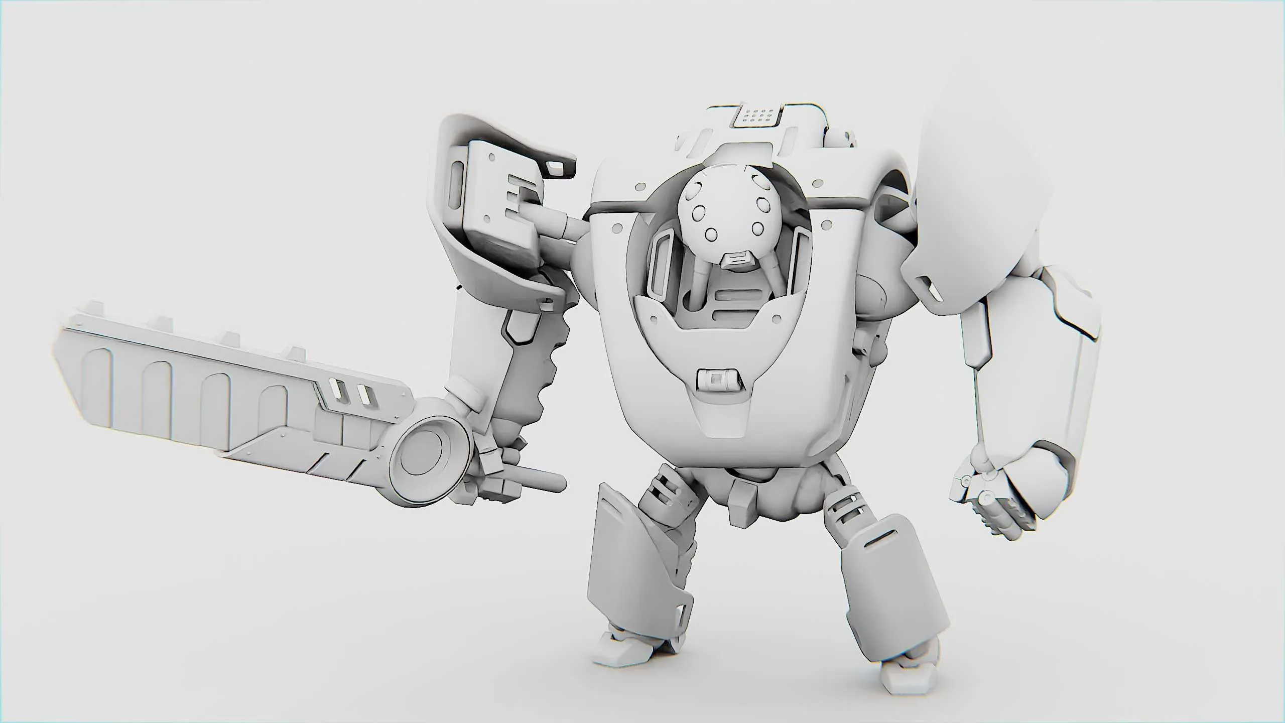 Battle Droid Phovosh Auto-Rig Pro Rigged For Mixamo, Unreal Engine Unity