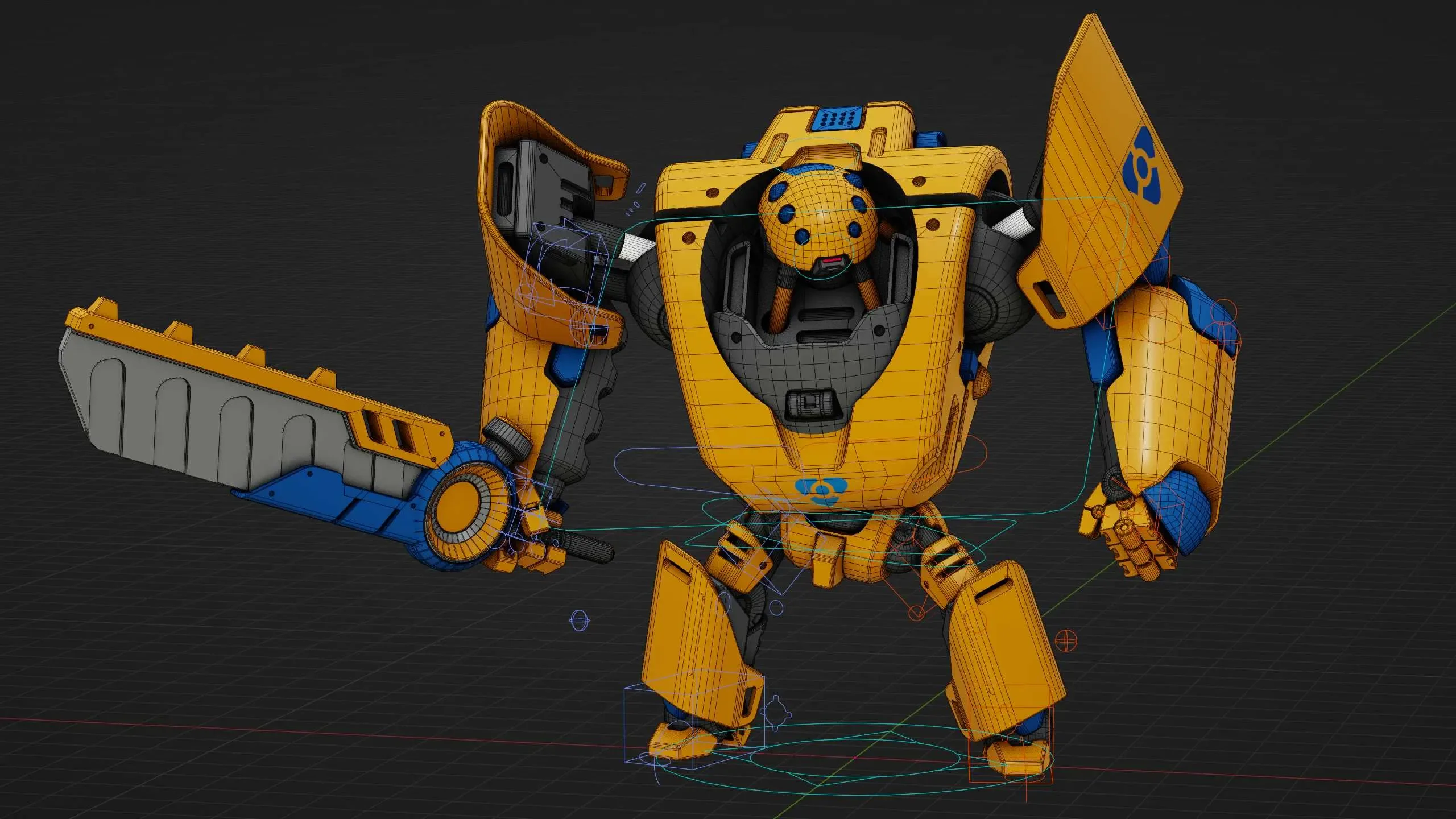 Battle Droid Phovosh Auto-Rig Pro Rigged For Mixamo, Unreal Engine Unity