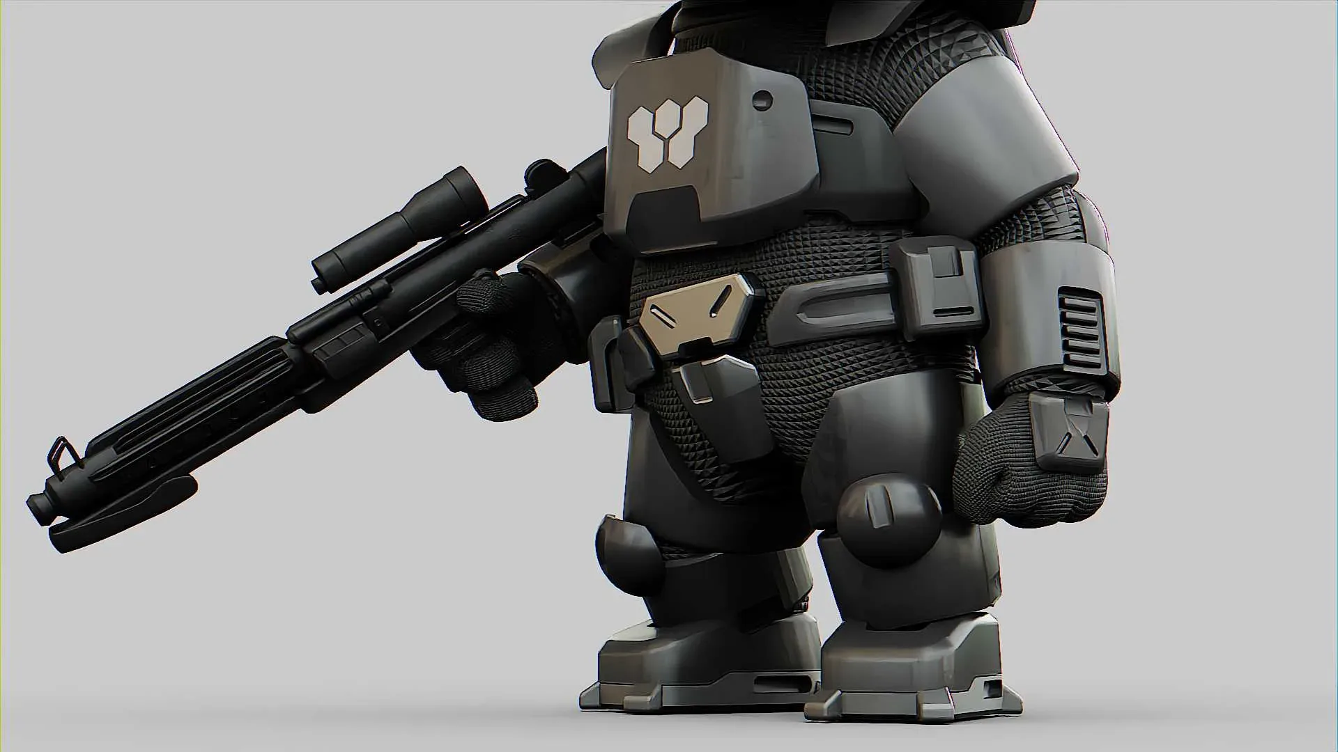 Toon Imperial Trooper Auto-Rig Pro Rigged For Mixamo, Unreal Engine Unity