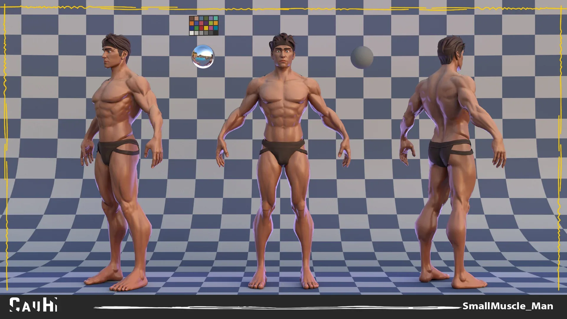 Muscle Male Basemesh