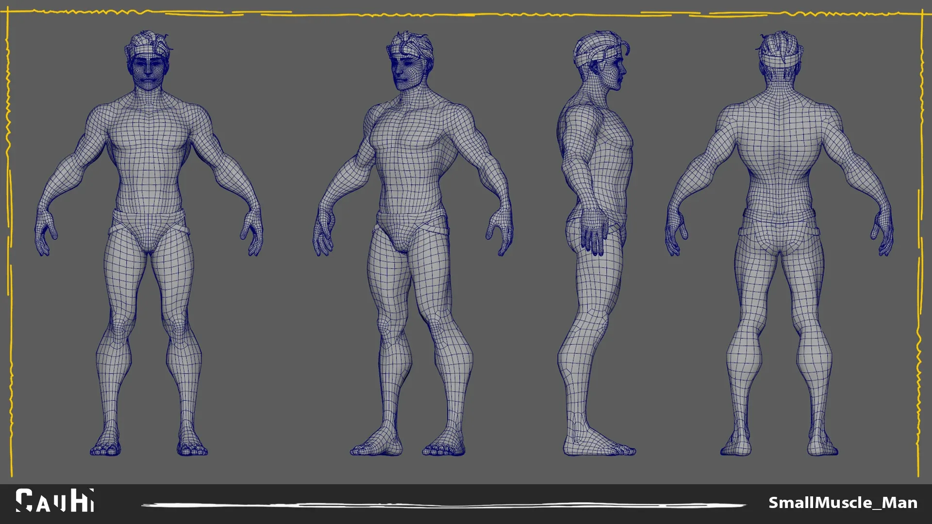 Muscle Male Basemesh