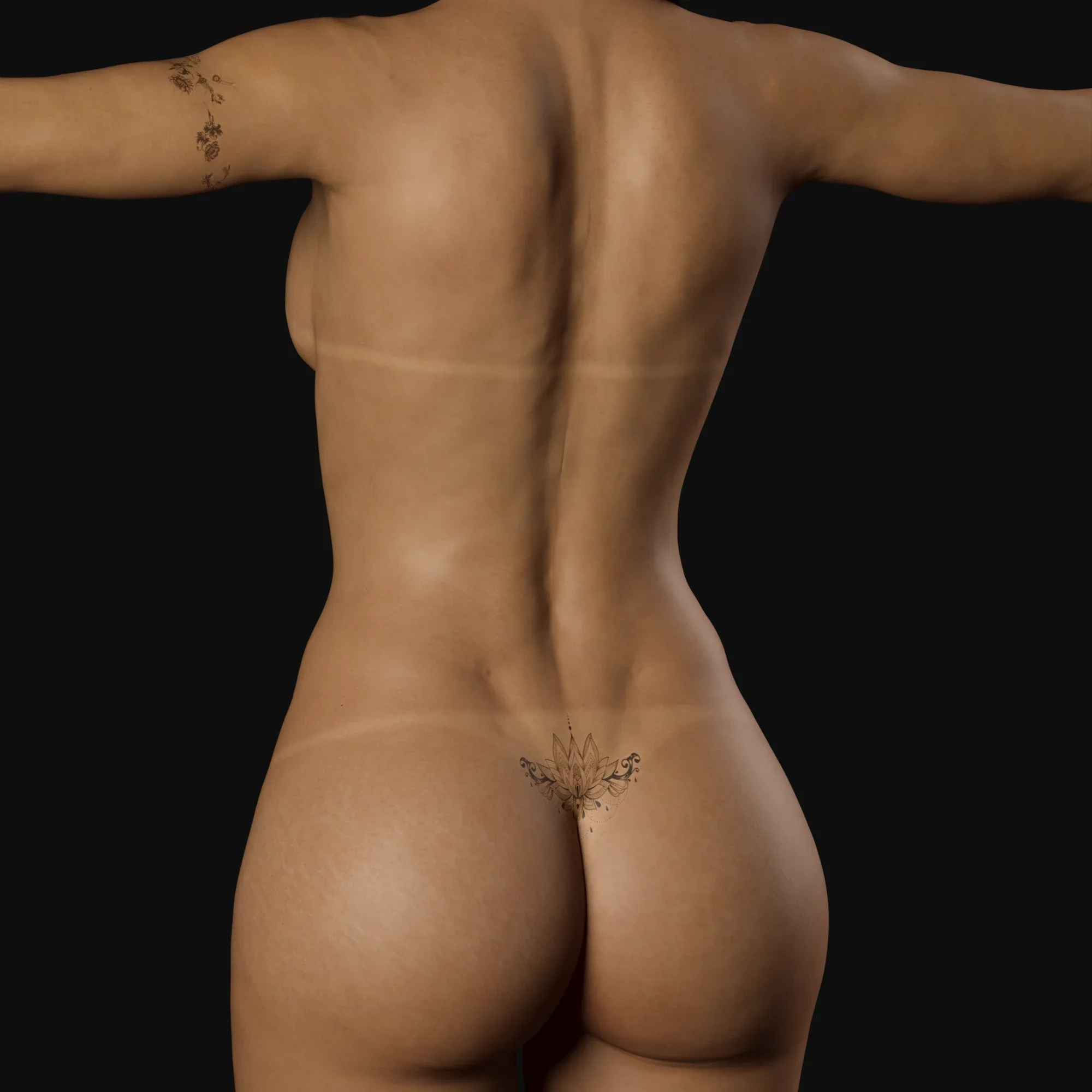 Realistic Sexy Girl Rigged - Melody