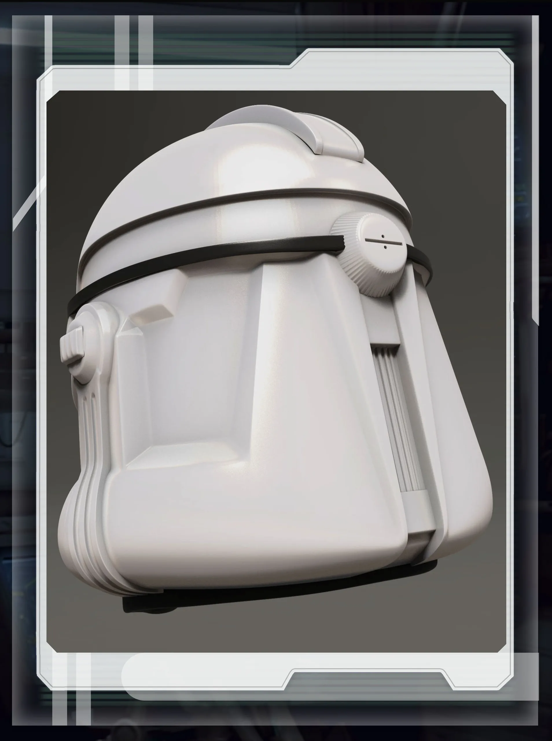 star wars 3d printable BARC trooper wearable helmet for cosplay