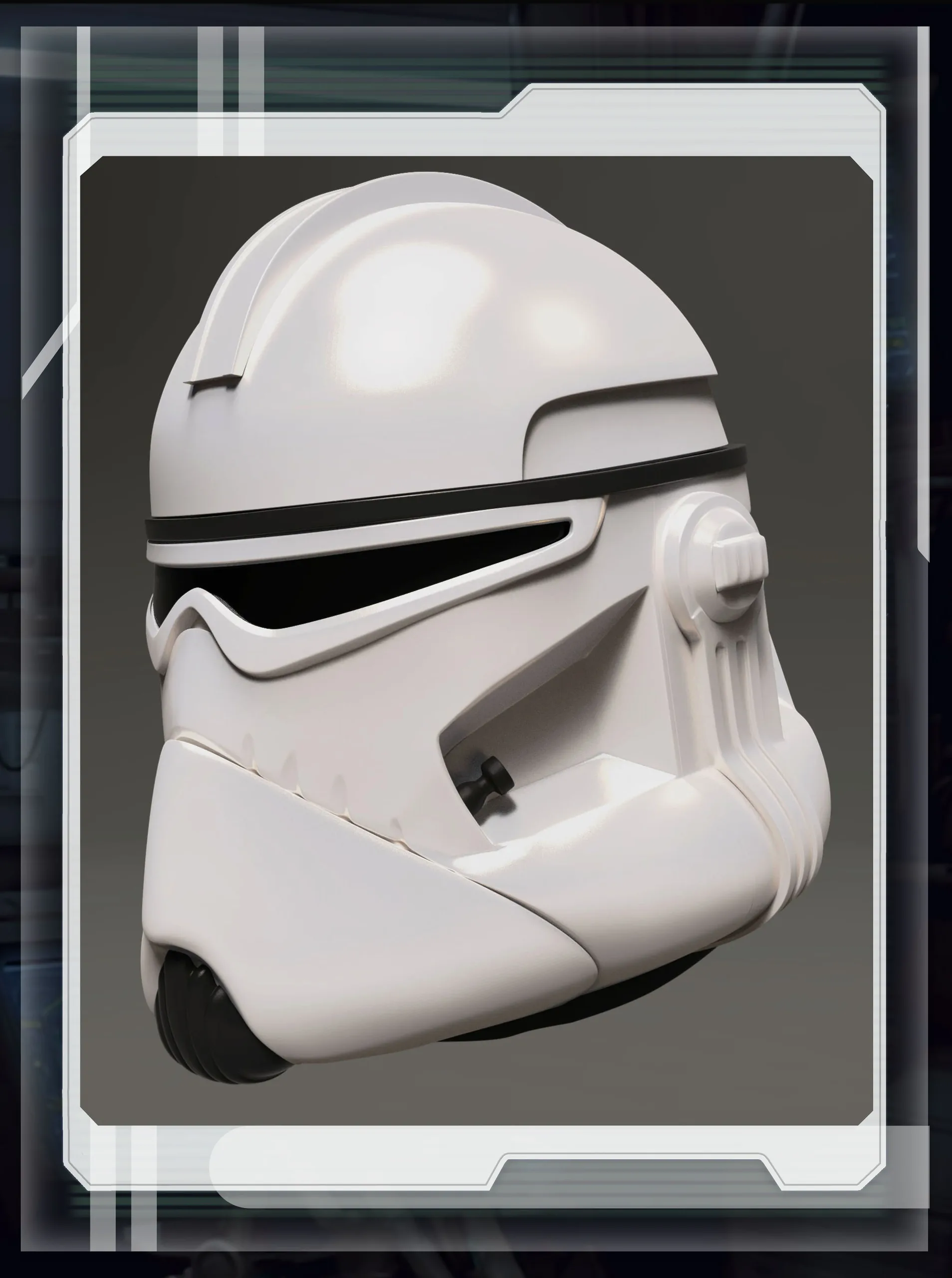 star wars 3d printable BARC trooper wearable helmet for cosplay