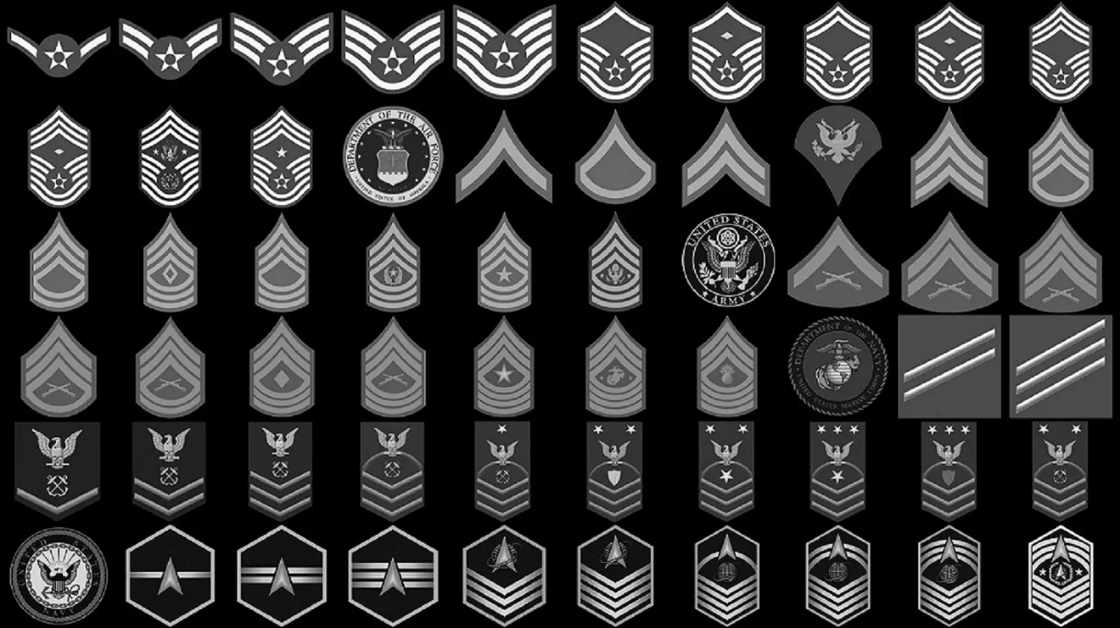 +330 Military Rank & Badges (Alpha-Brush) Vol.1