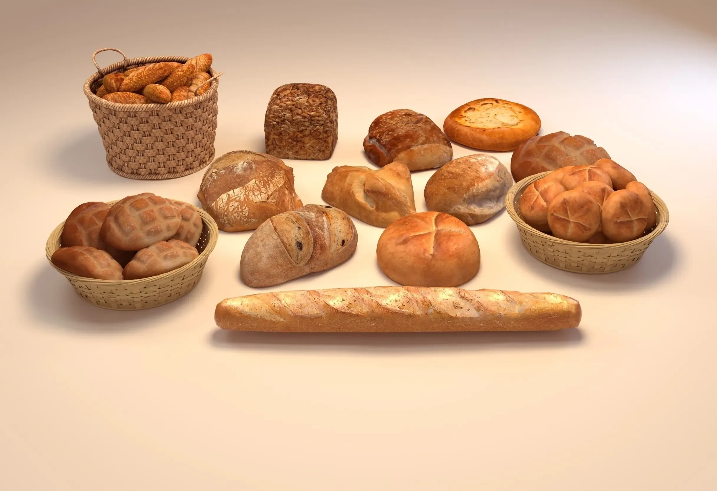 3d bread