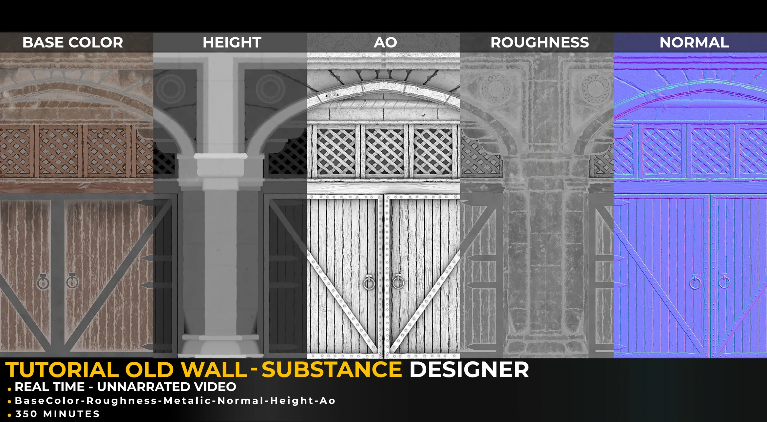 Substance designer tutorial - Old Wall- Full Tutorial