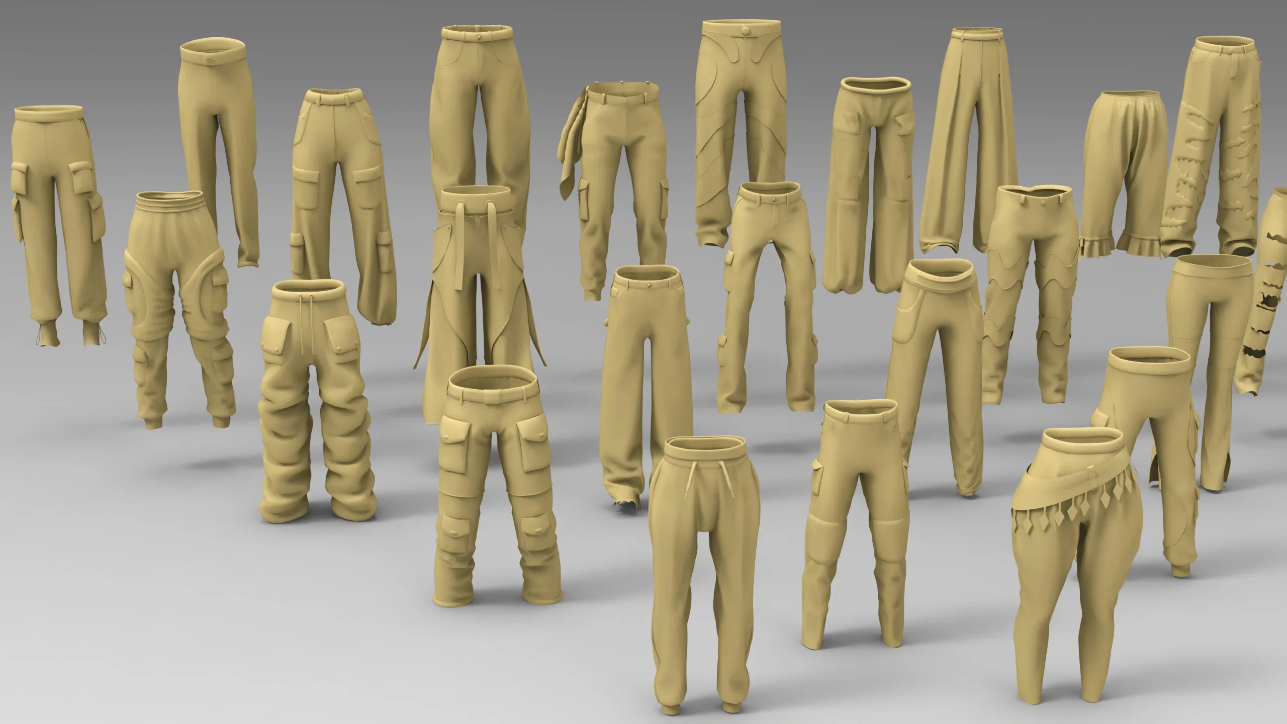 25 basemesh pants collection