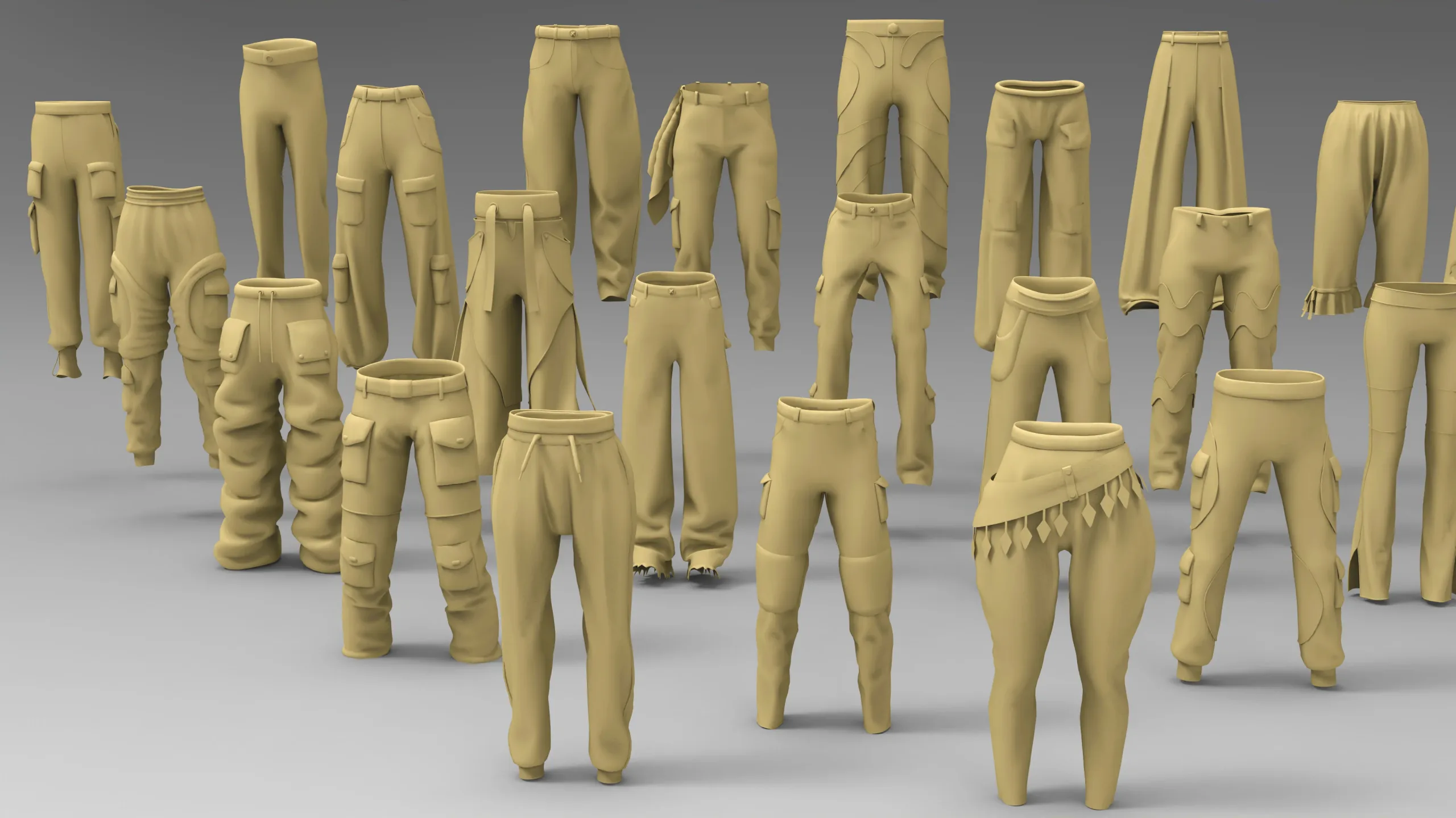 25 basemesh pants collection