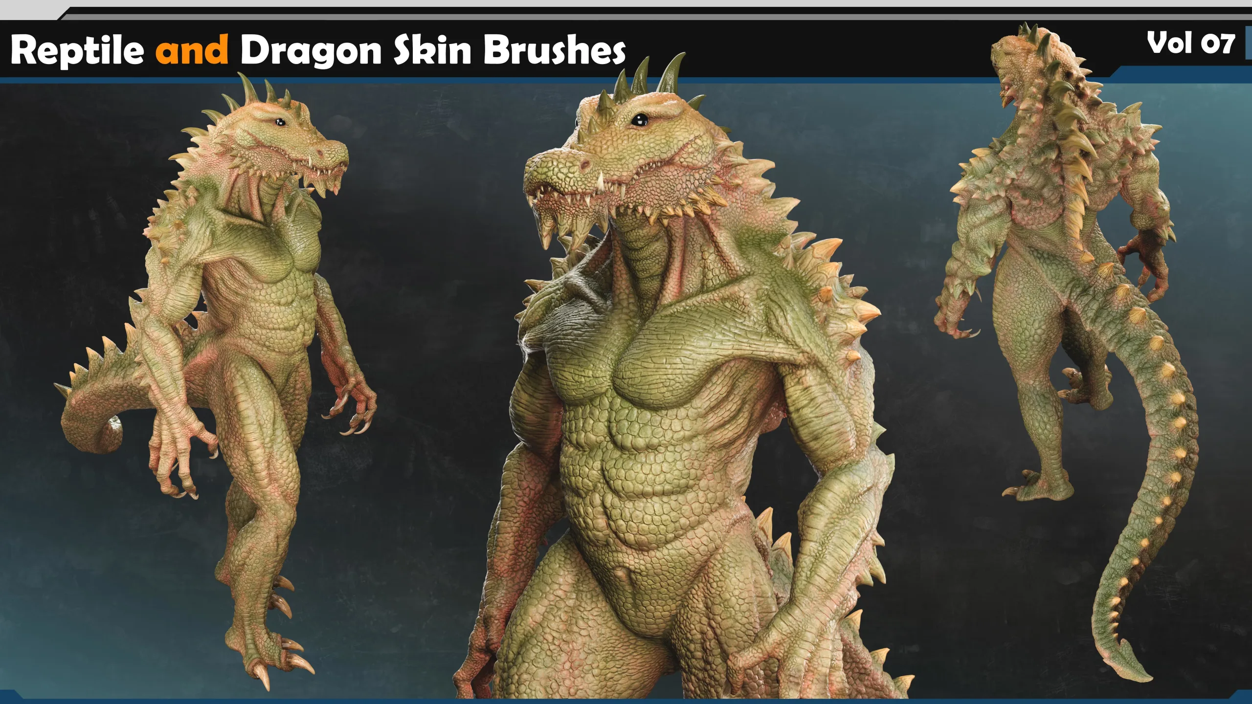 Reptile and Dragon Skin Brushes  Vol 07