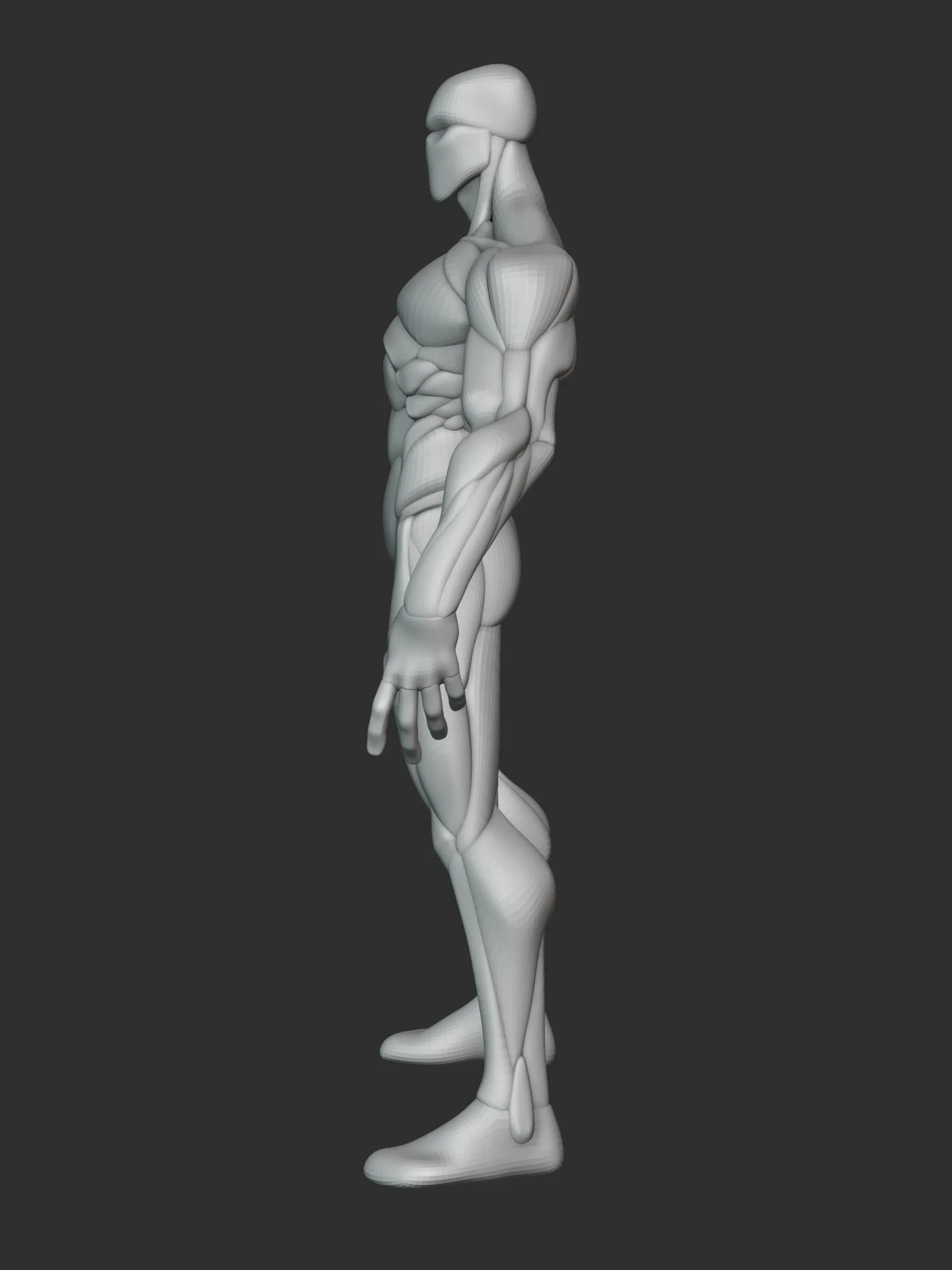 Stylized Warrior Anatomy Blockout V2