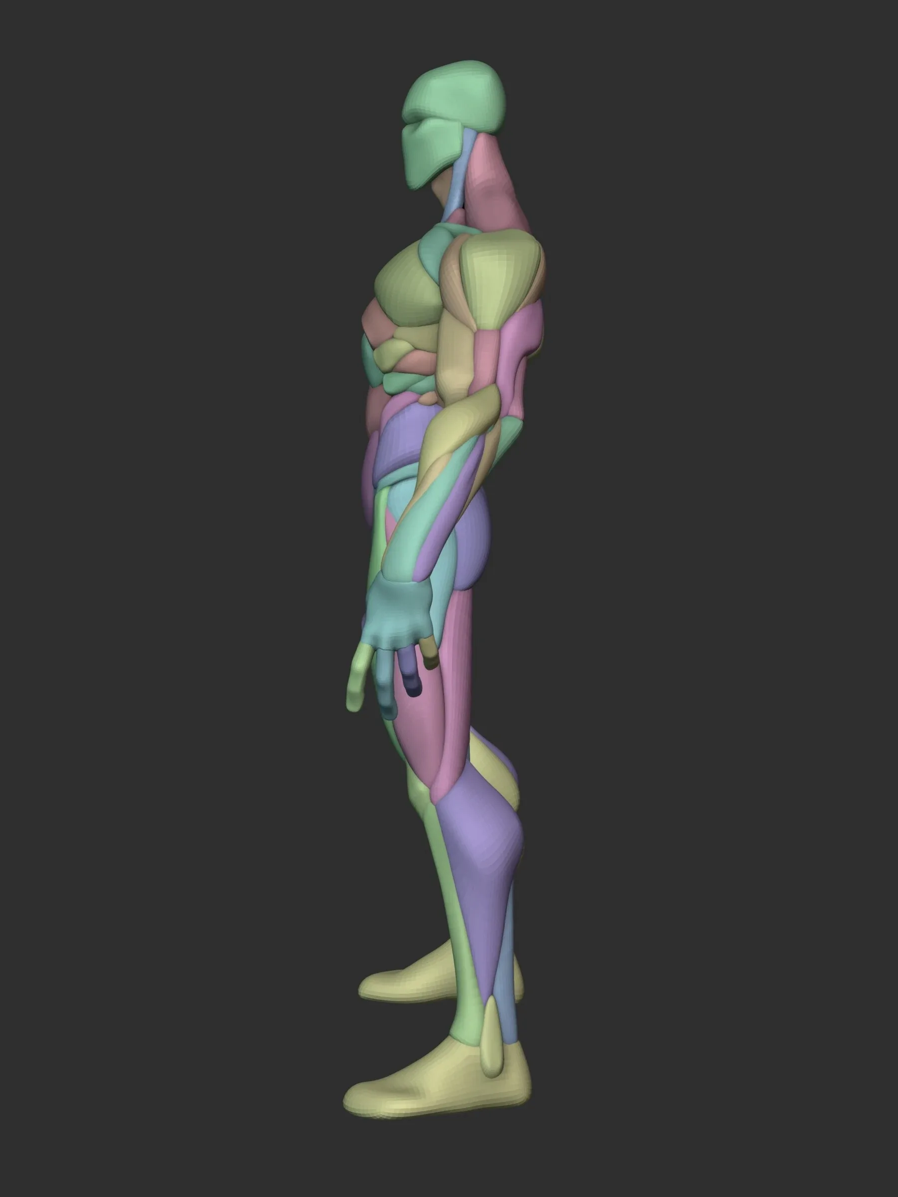 Stylized Warrior Anatomy Blockout V2