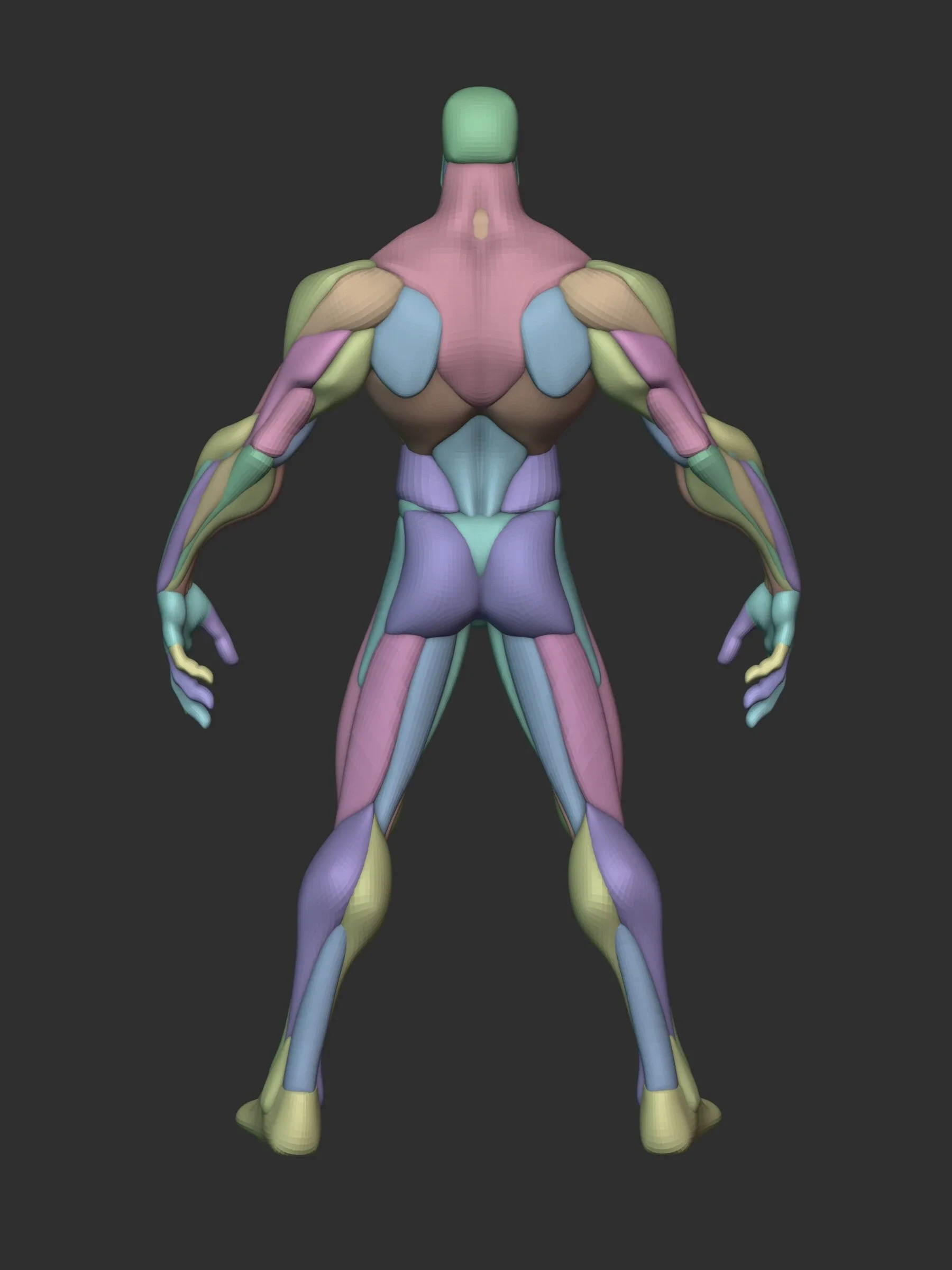 Stylized Warrior Anatomy Blockout V2