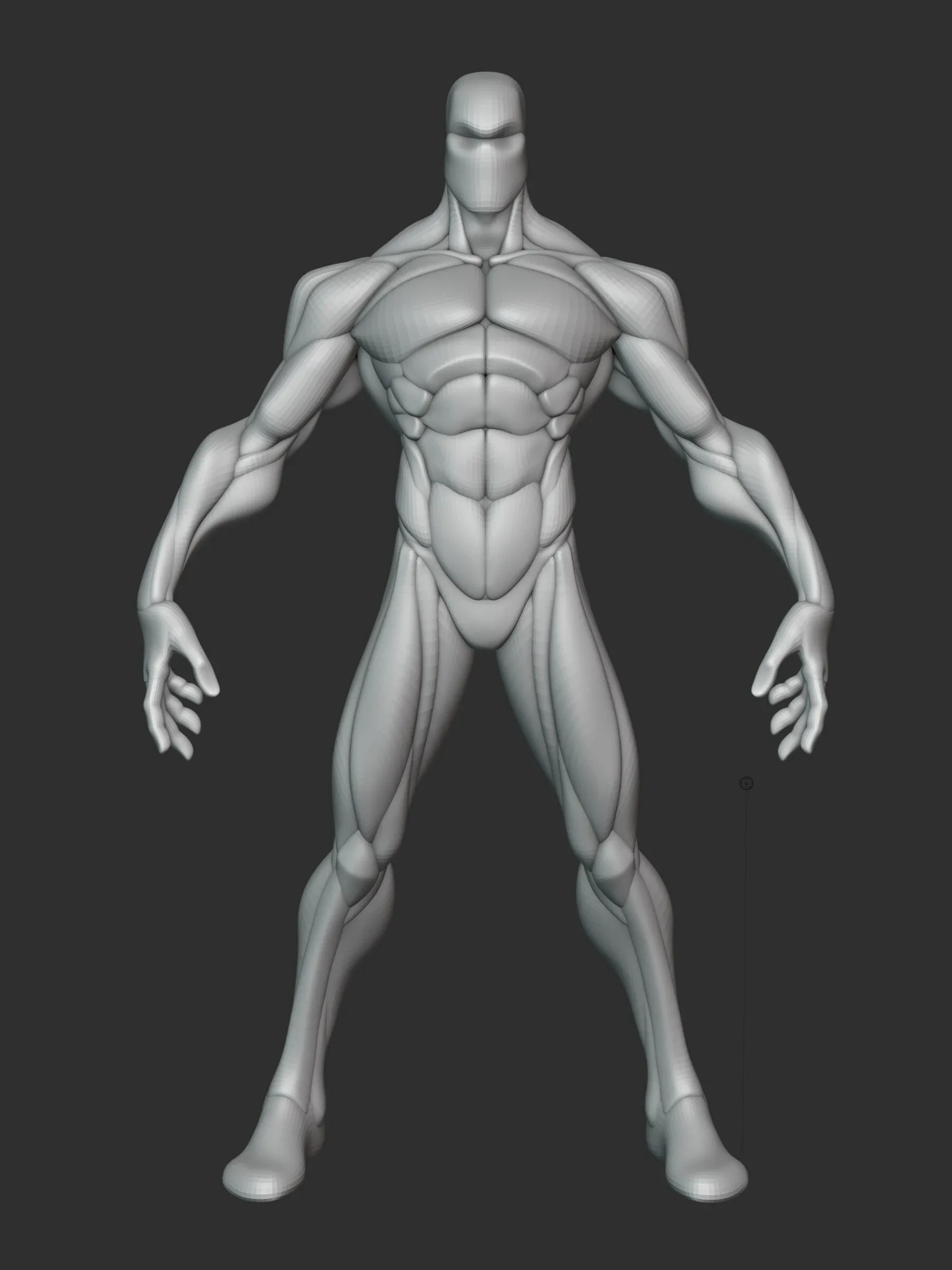 Stylized Warrior Anatomy Blockout V2