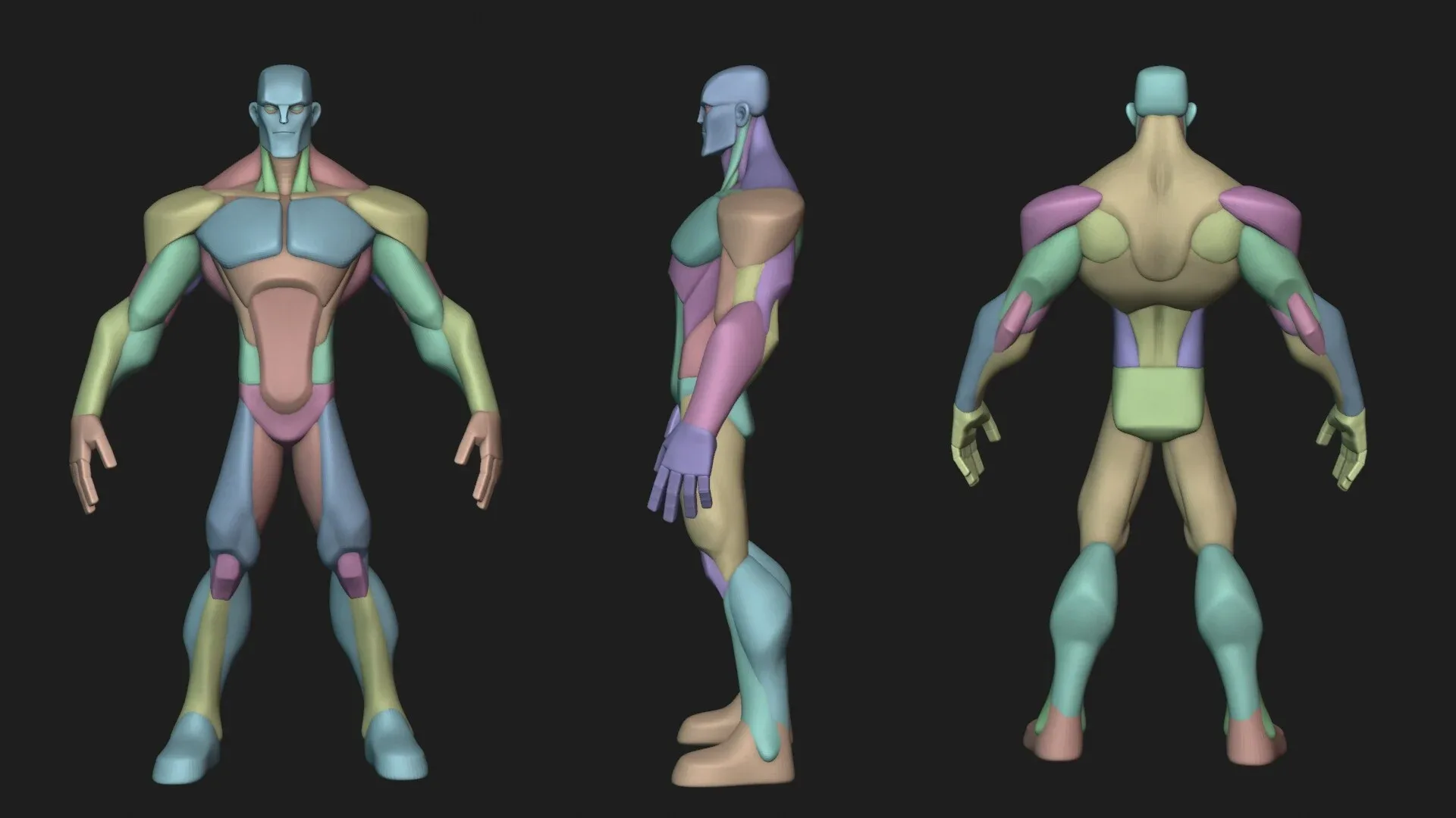 Infinity Style Hero Anatomy Blockout