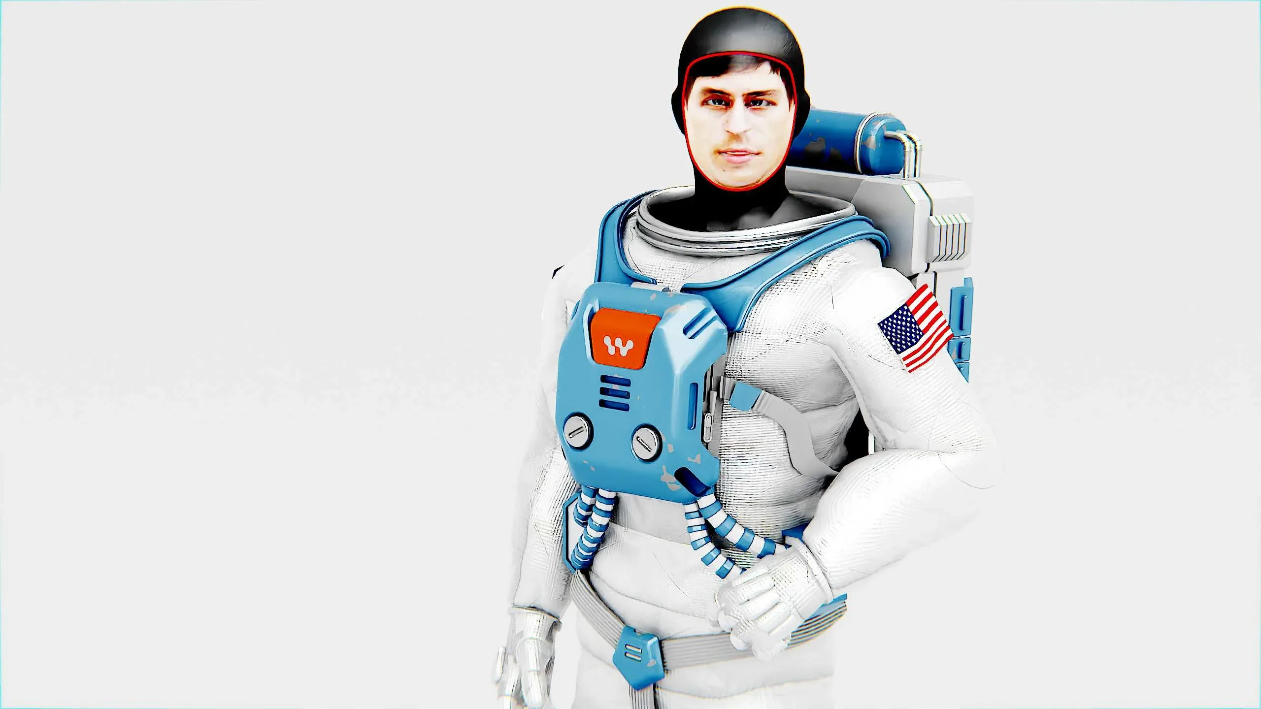 Mars Colony Astronaut-C Auto-Rig Pro Rigged For Mixamo, Unreal Engine, Unity