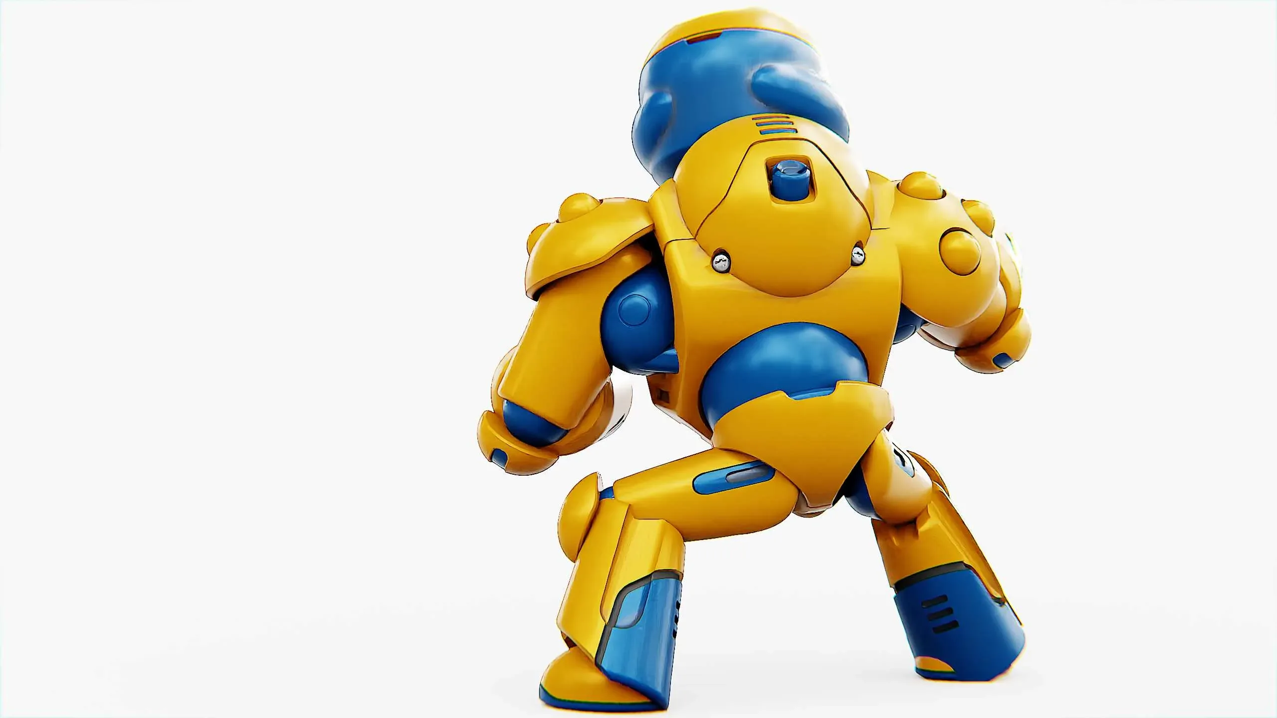 Combat Droid Colobo Auto-Rig Pro Rigged For Mixamo, Unreal Engine - Unity