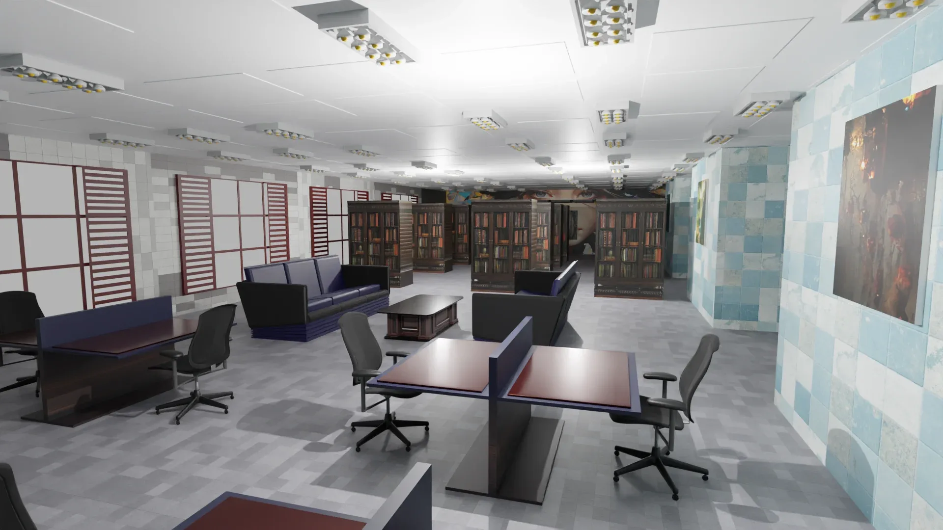 Library Interior