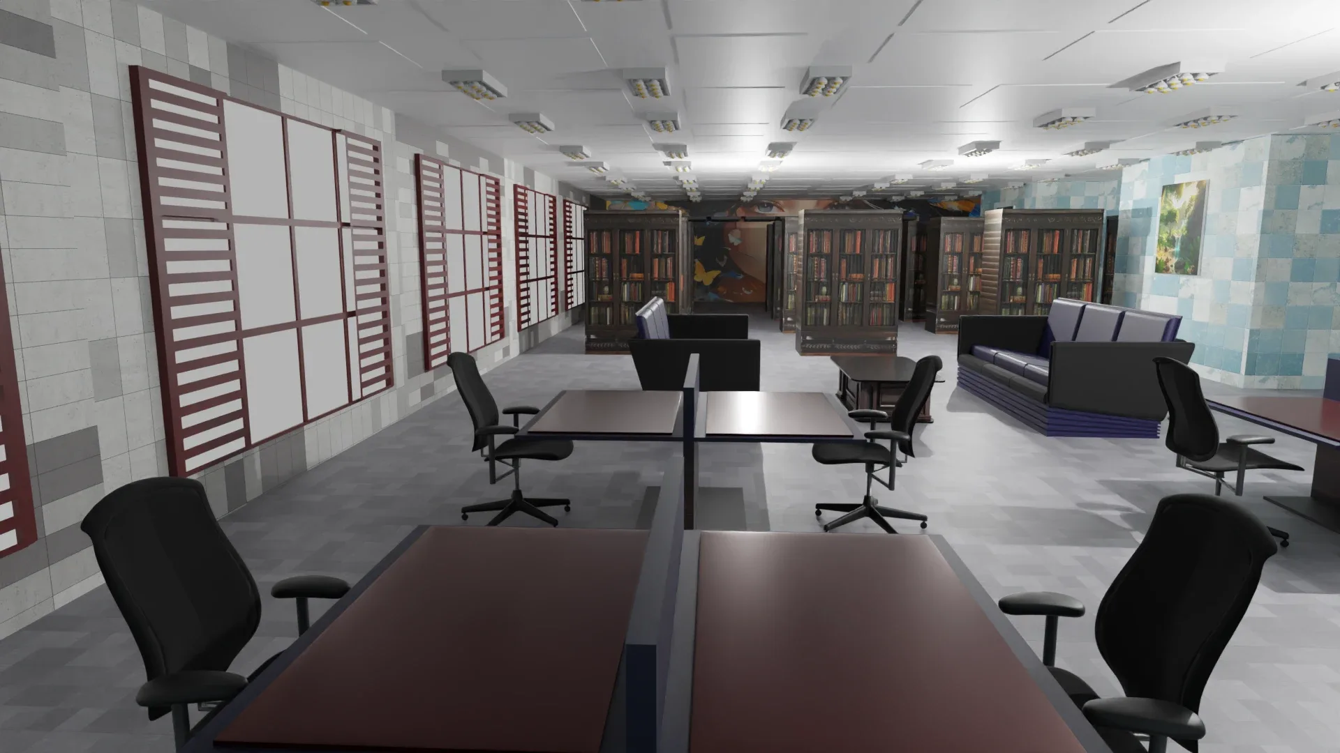 Library Interior