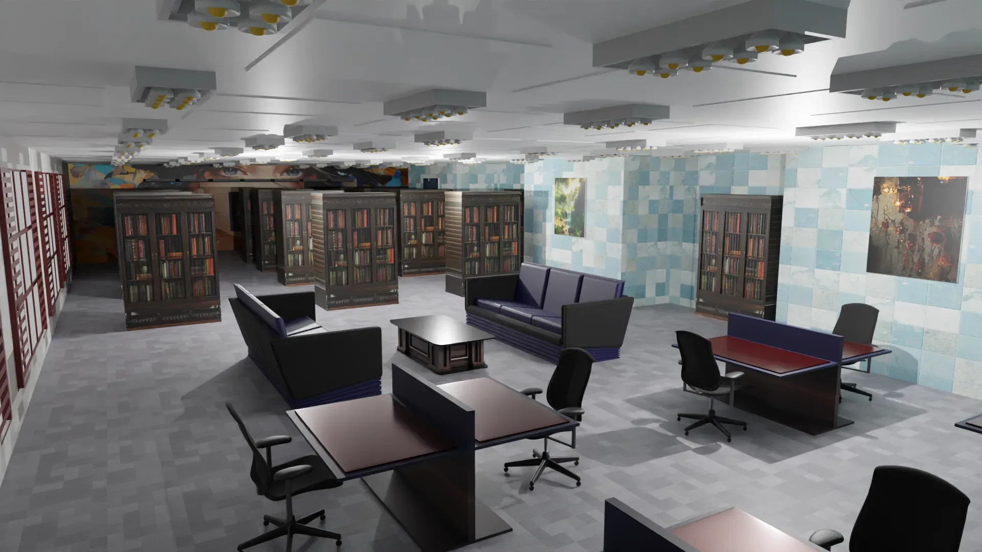 Library Interior