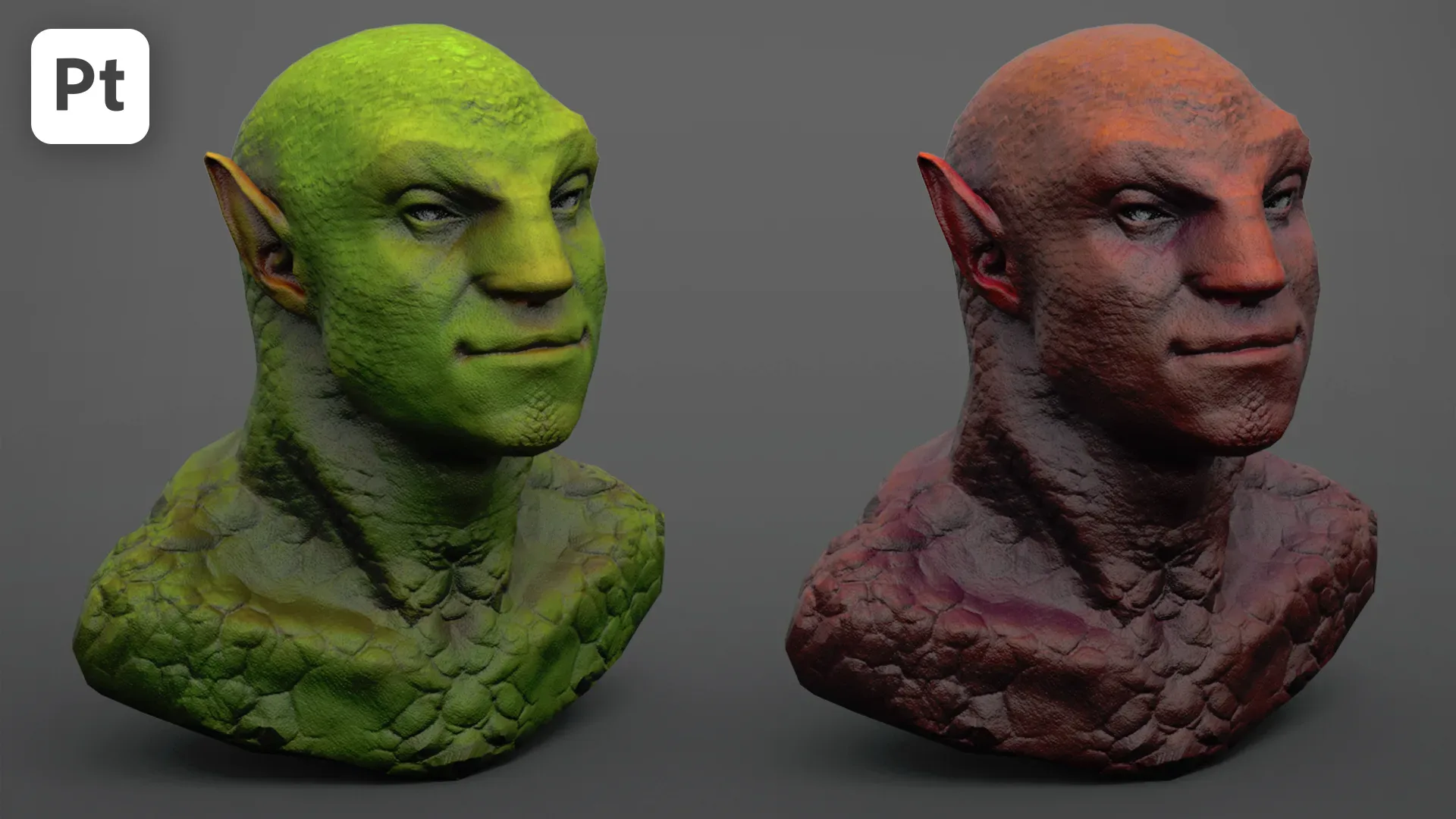 Fantasy Alien / Creature Skin - Substance 3D Painter Smart Material