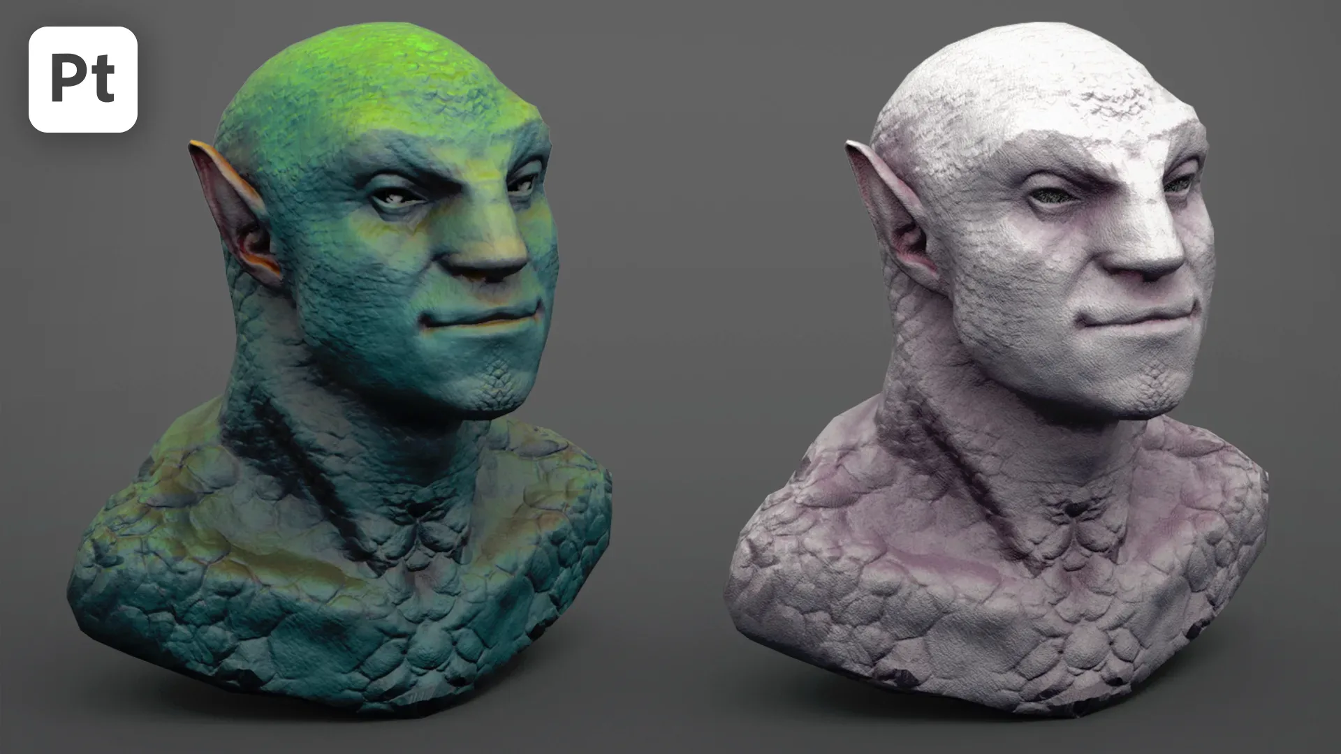 Fantasy Alien / Creature Skin - Substance 3D Painter Smart Material