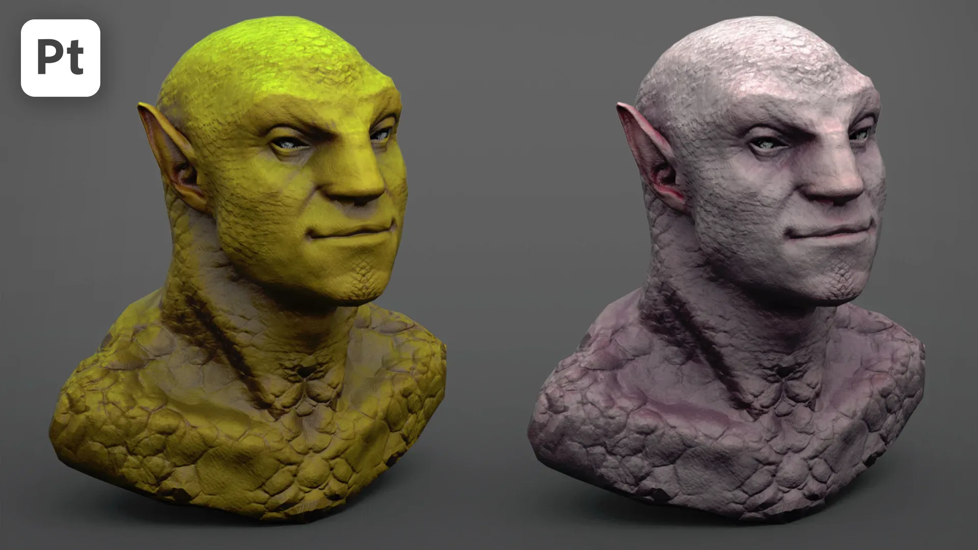 Fantasy Alien / Creature Skin - Substance 3D Painter Smart Material