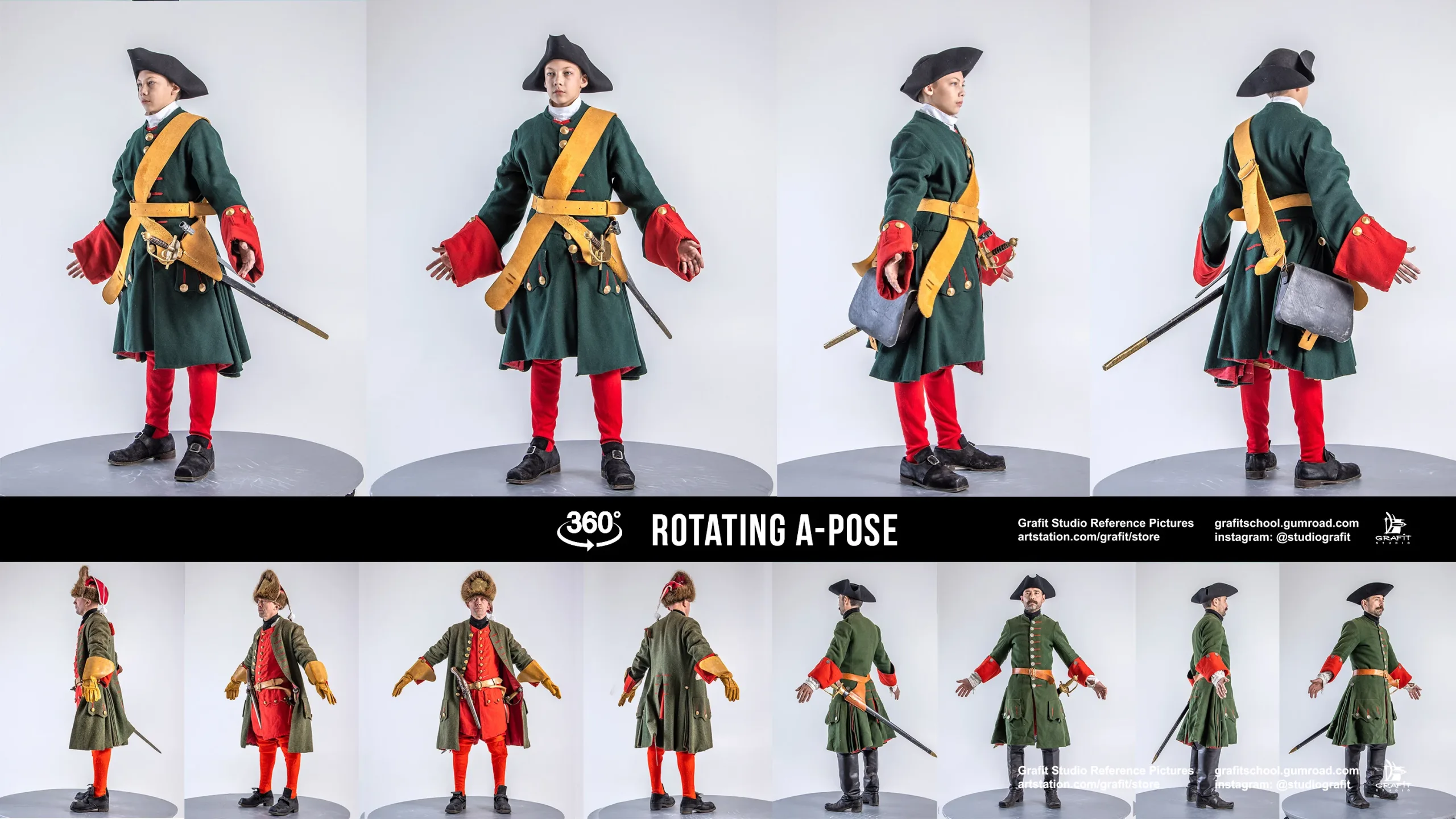 430+ 18th Century Soldiers Reference Pack