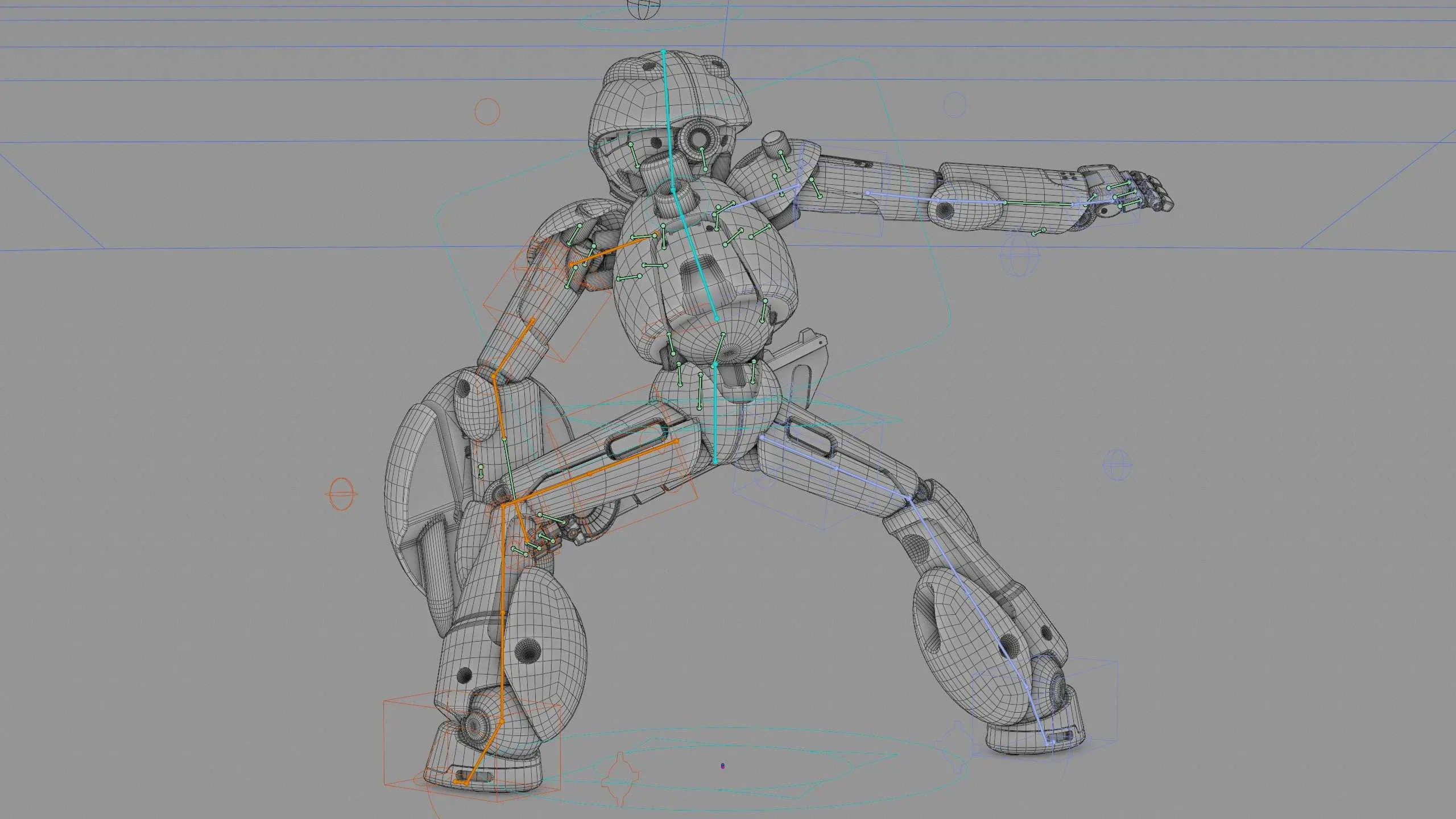 Battle Droid Rf-900 Auto-Rig Pro Rigged For Mixamo, Unreal Engine Unity