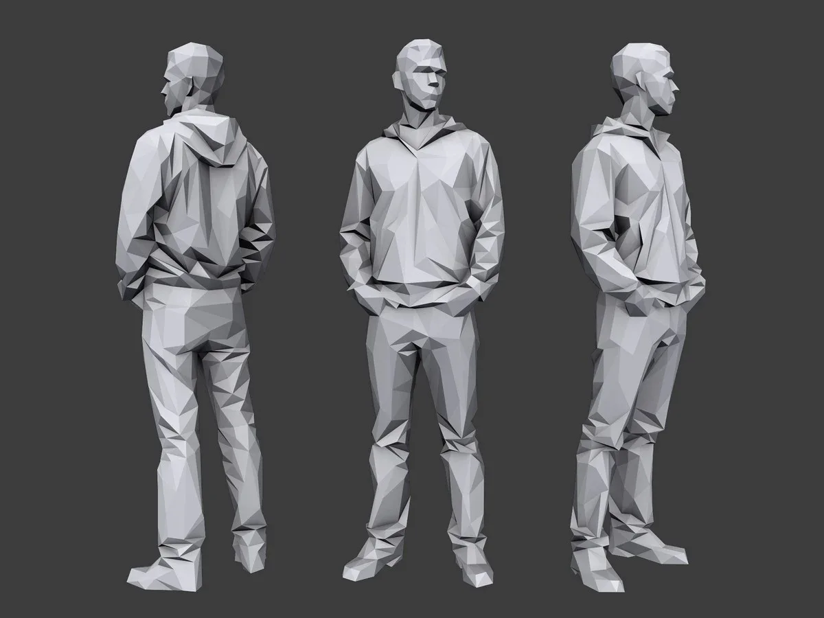 Lowpoly People Casual Pack Volume 1