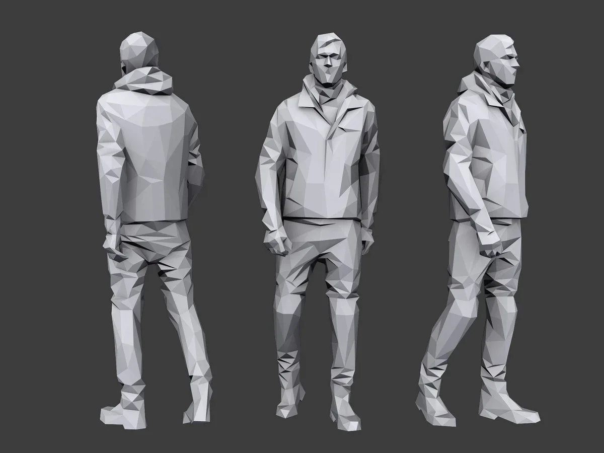 Lowpoly People Casual Pack Volume 1