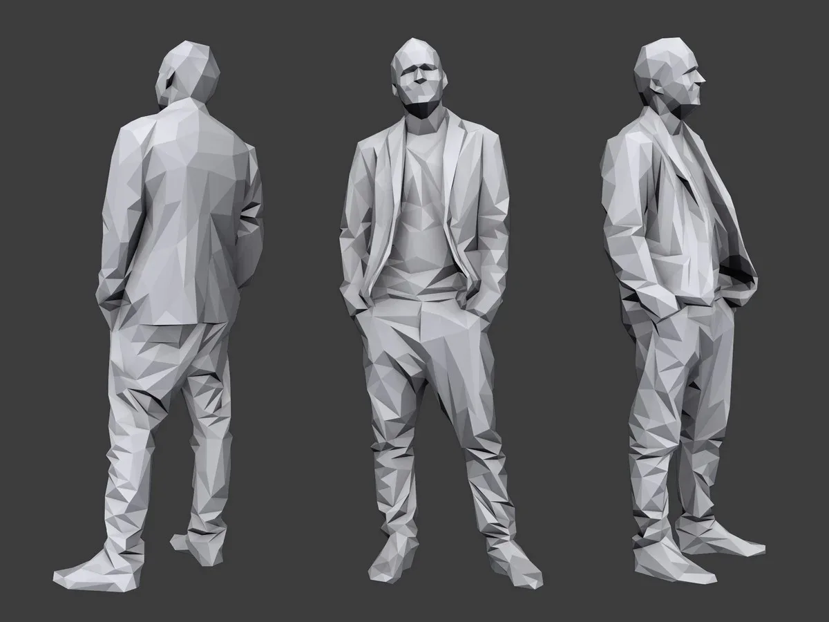 Lowpoly People Casual Pack Volume 3
