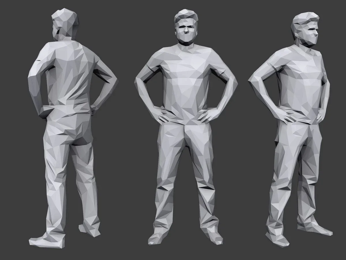 Lowpoly People Casual Pack Volume 3