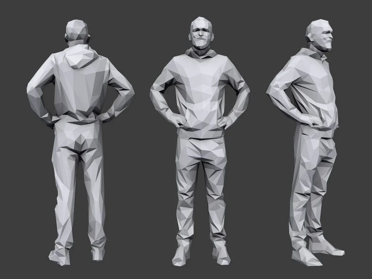 Lowpoly People Casual Pack Volume 3