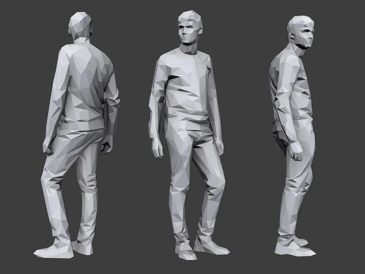 Lowpoly People Casual Pack Volume 4