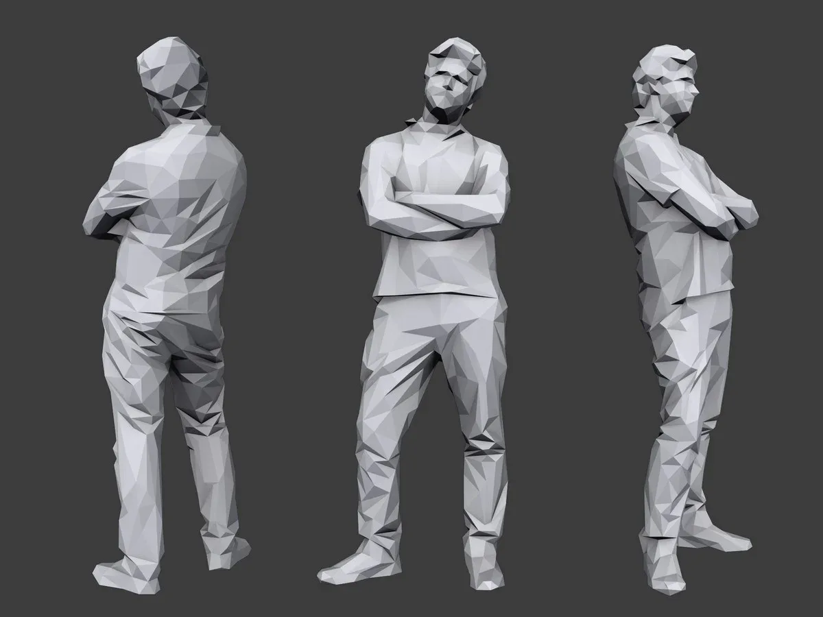 Lowpoly People Casual Pack Volume 4