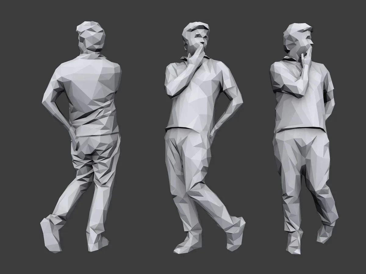 Lowpoly People Casual Pack Volume 5