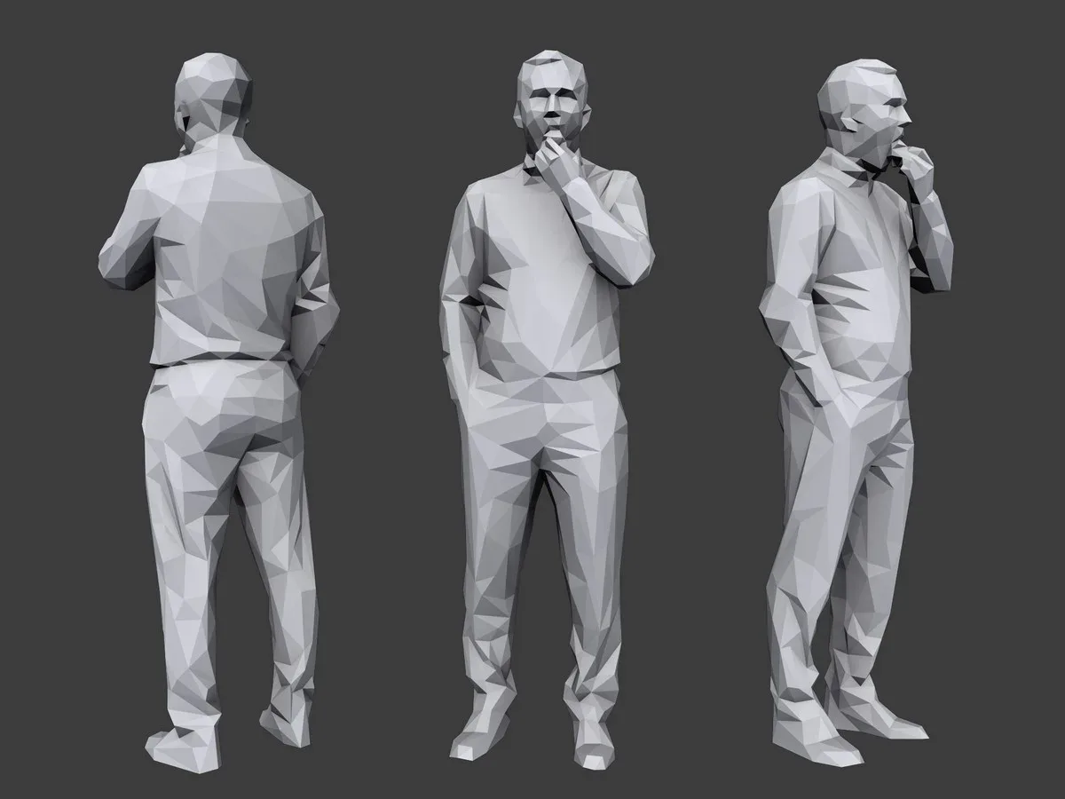 Lowpoly People Casual Pack Volume 5