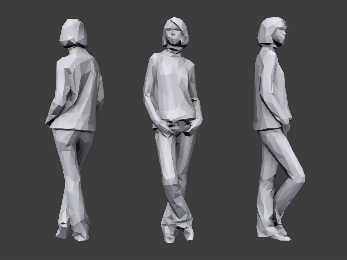 Lowpoly People Casual Pack Volume 5