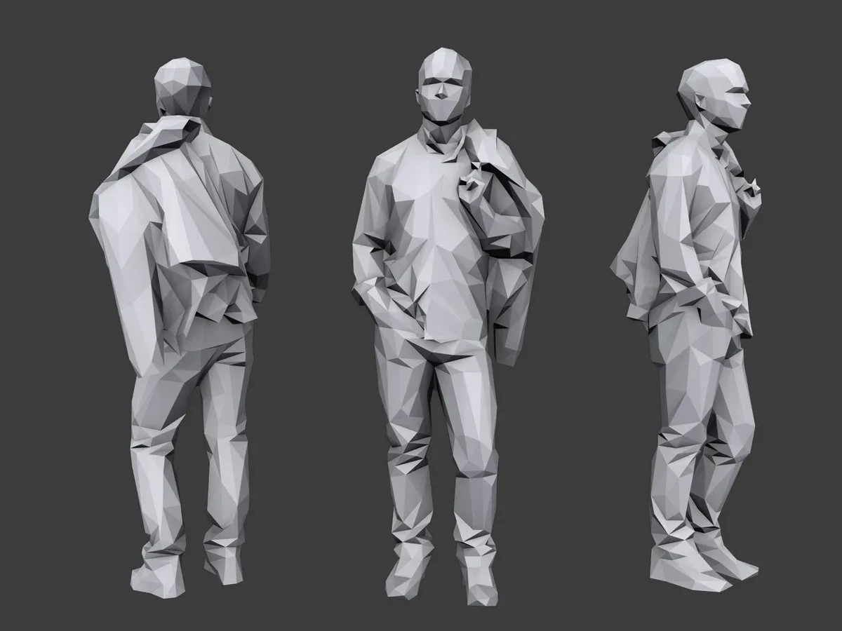 Lowpoly People Casual Pack Volume 5