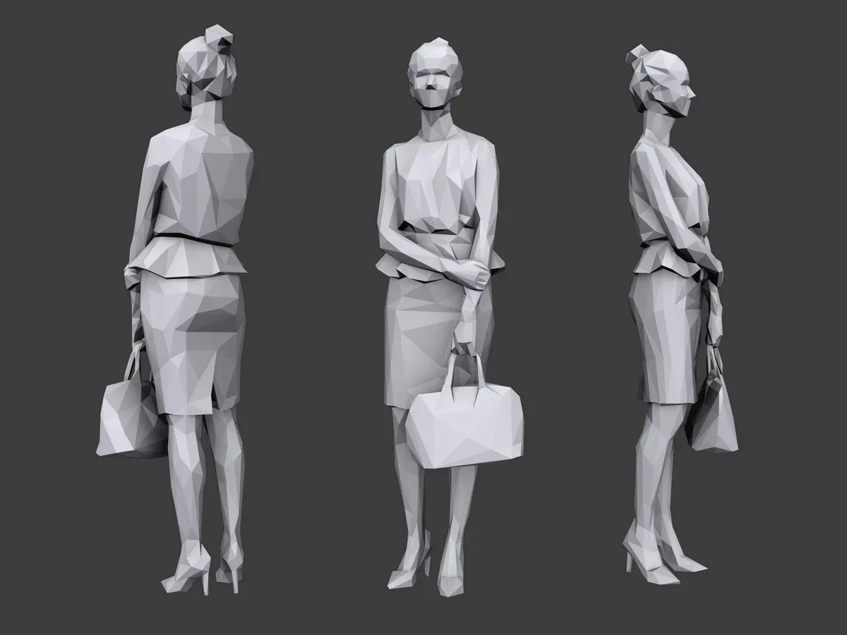 Lowpoly People Casual Pack Volume 6