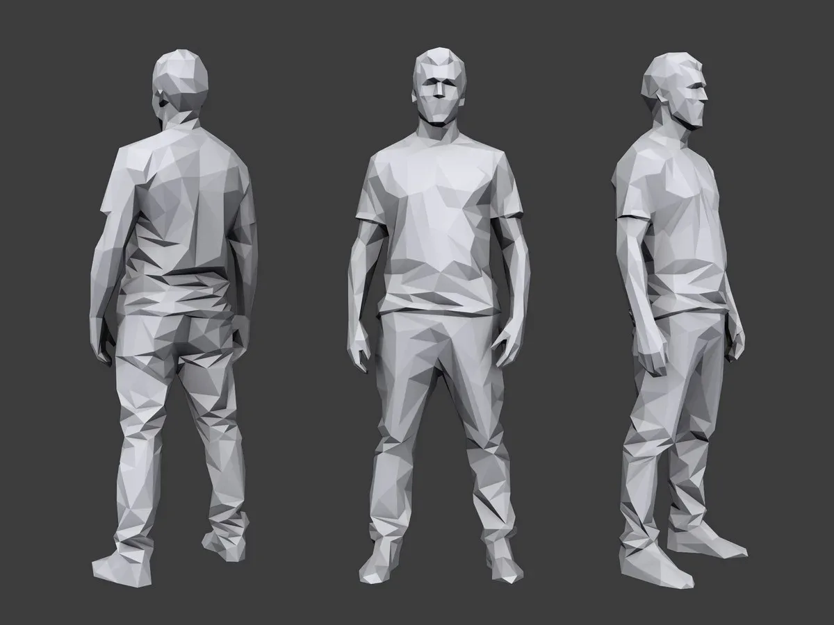 Lowpoly People Casual Pack Volume 6