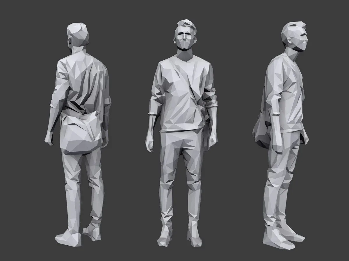 Lowpoly People Casual Pack Volume 6