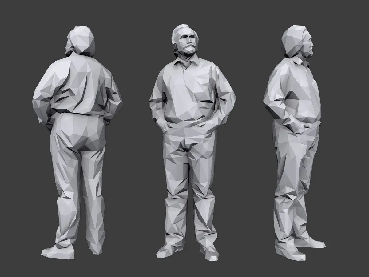 Lowpoly People Casual Pack Volume 6