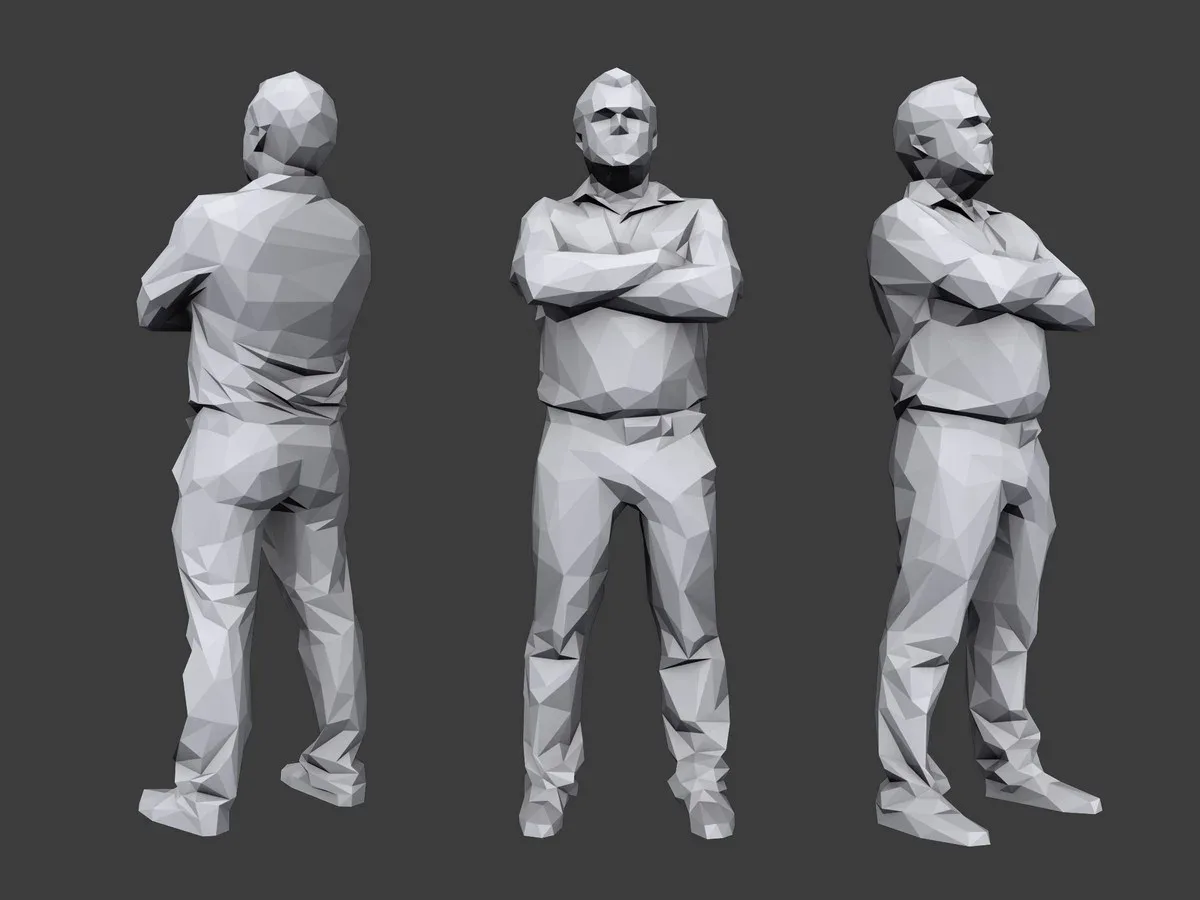 Lowpoly People Casual Pack Volume 6