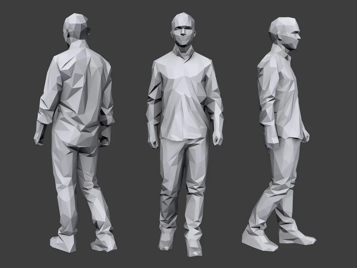 Lowpoly People Casual Pack Volume 7