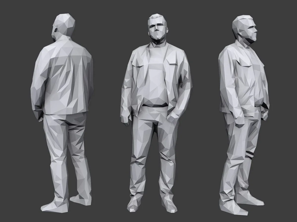 Lowpoly People Casual Pack Volume 7