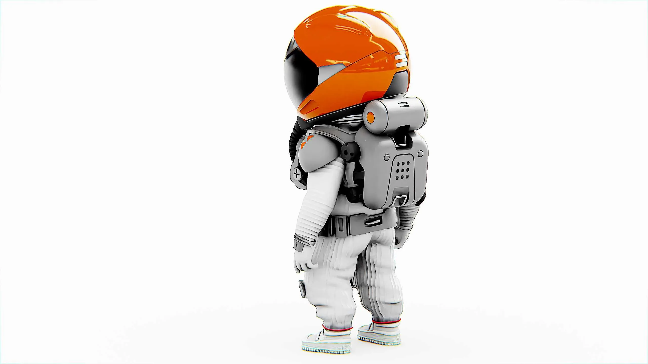 Toon Astronaut F-C Auto-Rig Pro Rigged For Mixamo, Unreal Engine Unity