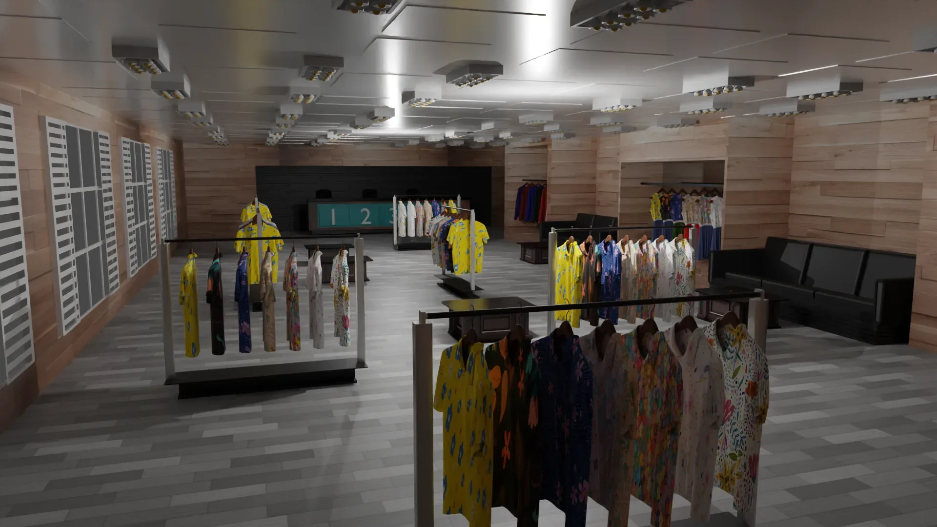 Clothing Store Interior